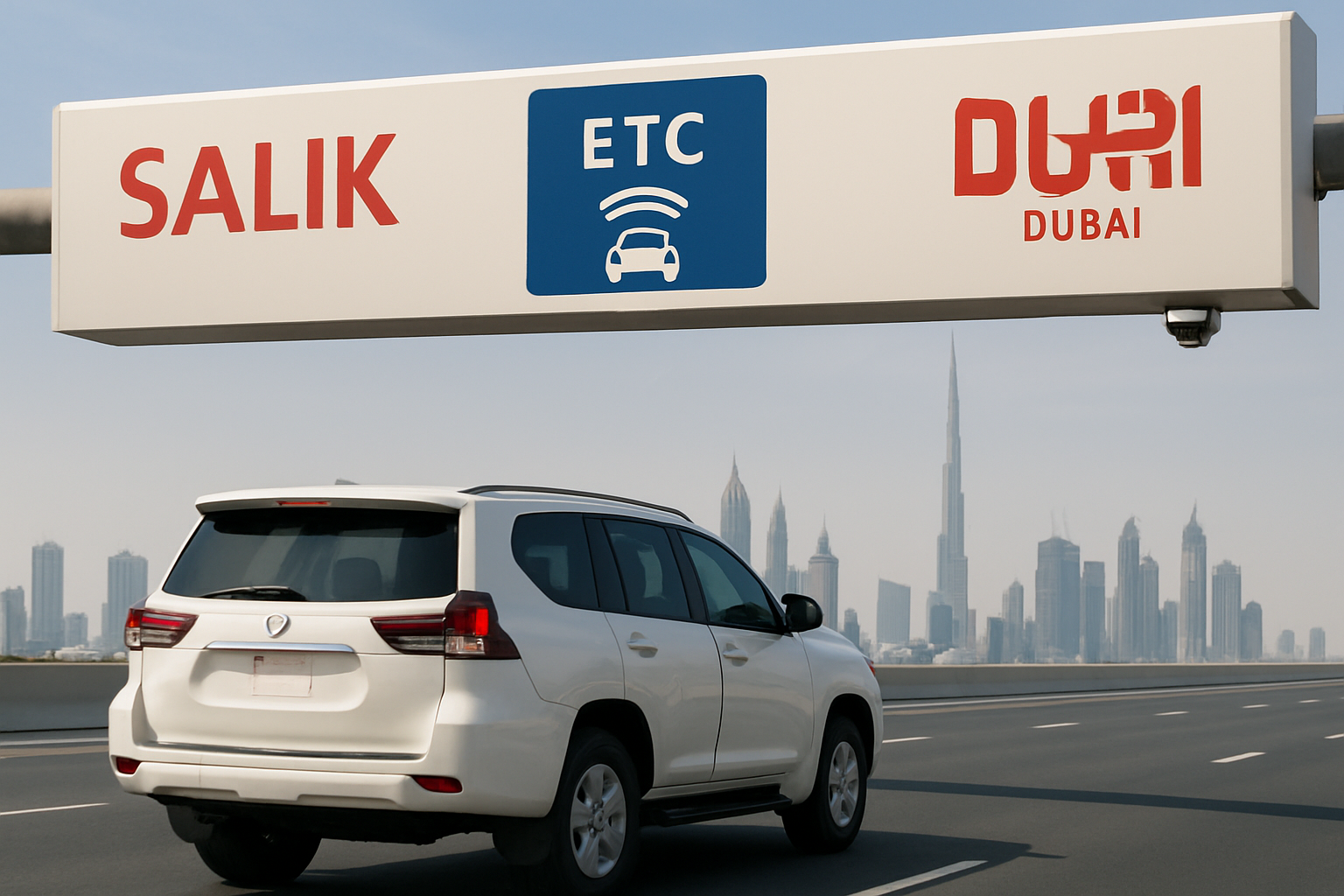 Electronic toll collection in Dubai