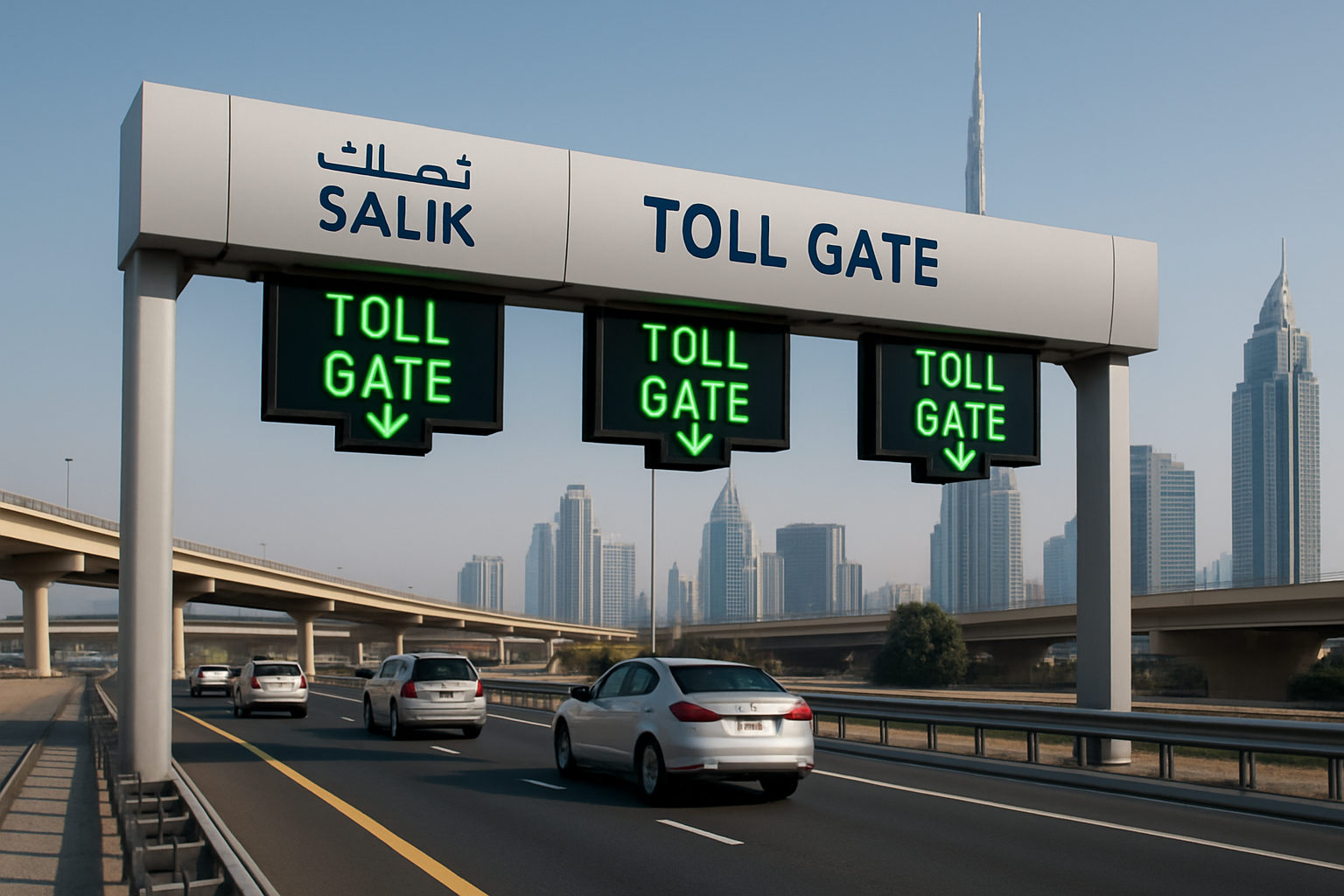 Efficient toll collection system in Dubai